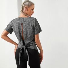Марловая спортивная футболка Shein