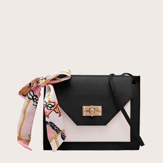 Сумка через плечо со случайнным декоративным шарфом Shein
