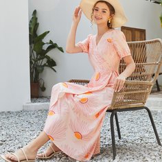 Платье с цветочным принтом Shein