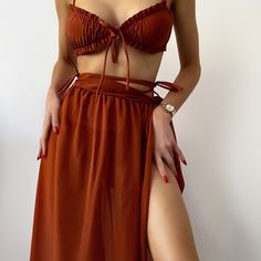 3 пакета бикини и пляжная юбка Shein