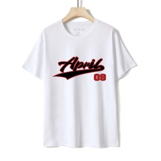 буква Повседневный Футболки Shein