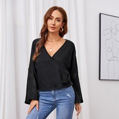 Футболка с оригинальным рукавом Shein