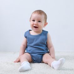 Однотонное боди для мальчиков 3шт Shein