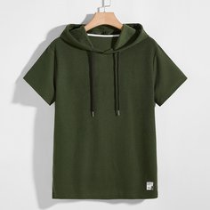 Мужская футболка с капюшоном Shein