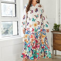 Животный Повседневный Платья размер плюс Shein