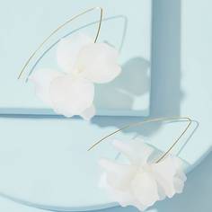 Серьги-подвески с лепестками Shein