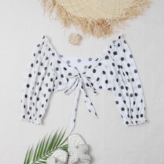 Накидка в горошек Shein