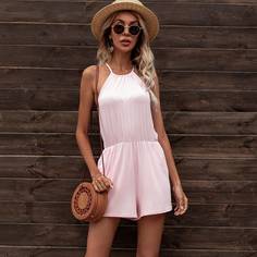 Однотонный комбинезон Shein