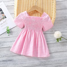 Блузка в клетку для девочек Shein