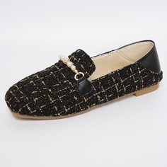Лоферы из искусственного жемчуга Shein