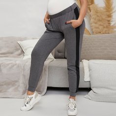 Брюки с эластичной талией для беременных Shein