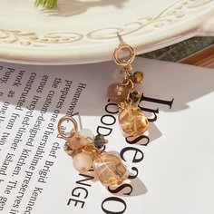 Серьги-подвески с каменем Shein