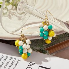 Серьги с круглым декором Shein