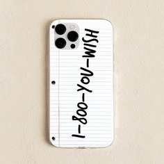 Чехол для телефона с текстовым рисунком Shein