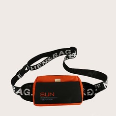 Двухцветная поясная сумка для мужчин Shein