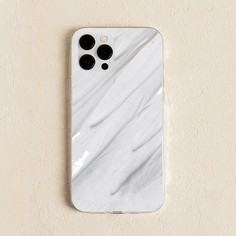 Чехол для телефона с мраморным узором Shein