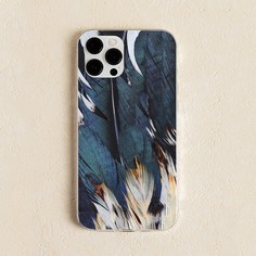 Чехол для телефона с рисунком перьев Shein