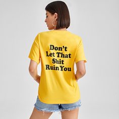 Футболка с рисунком Shein