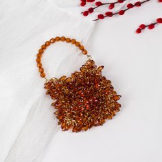 Миниатюрная сумка-сэтчел с хрусталем Shein
