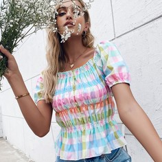 Топ в клетку Shein