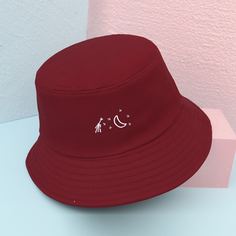 Мужская панама с вышивкой луны Shein