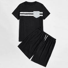 Мужская футболка и шорты Shein