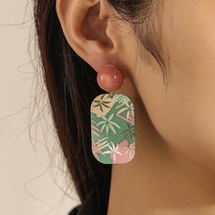 Акриловые геометрические серьги Shein