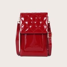 Регулируемый стеганая Модный Сумка через плечо Shein