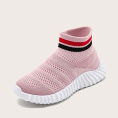 Кроссовки в полоску для девочек Shein