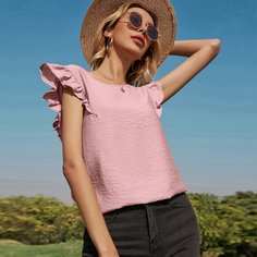 Блузка с оборкой Shein