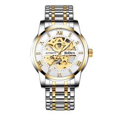 Мужские механические часы-скелетоны с инструментом для снятия ремешка Shein