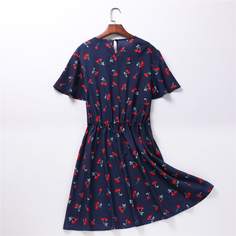 Фрукты и овощи Повседневный Платья размер плюс Shein