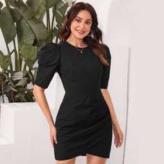 Платье с пышным рукавом Shein