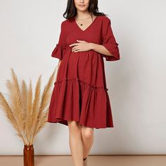 Оригинальное платье для беременных Shein