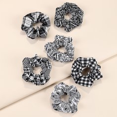 Со цветочками Повседневный Резинка для волос Shein