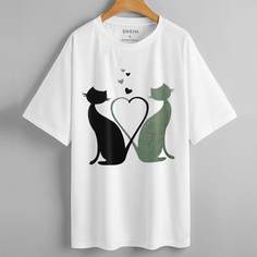 Животный Повседневный Футболки Shein
