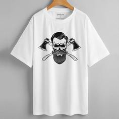 Объект Повседневный Футболки Shein