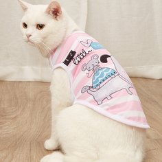 Мультяшный принт Майки для домашних животных Shein
