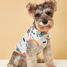 Мультяшный принт Майки для домашних животных Shein