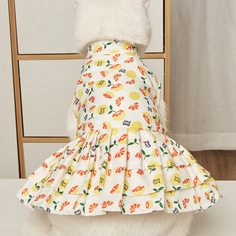 с оборками Фрукты и овощи Платья для домашних животных Shein