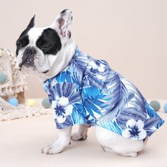 Со цветочками Рубашки для домашних животных Shein