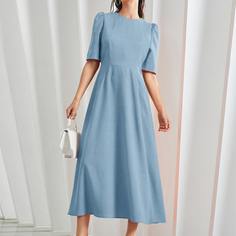 Платье с пышным рукавом Shein