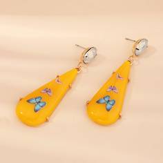 Серьги-подвески с животным узором Shein