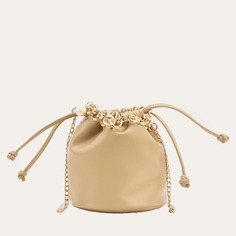 Сумка-ведро на кулиске с цепочкой Shein