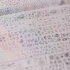 Стикер для ногтей с узором подсолнуха 10 литсов Shein