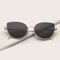 Солнцезащитные очки с металлическим каркасом Shein