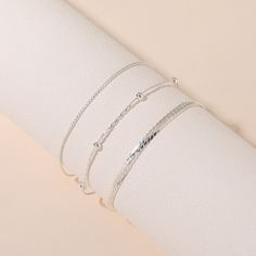 мужской браслет 3шт Shein
