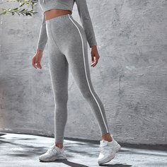 Леггинсы с эластичной талией Shein