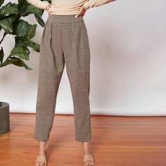 Твидовые брюки с узором "хаундстут Shein