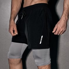 Спортивный Мужские Спортивные Шорты Shein